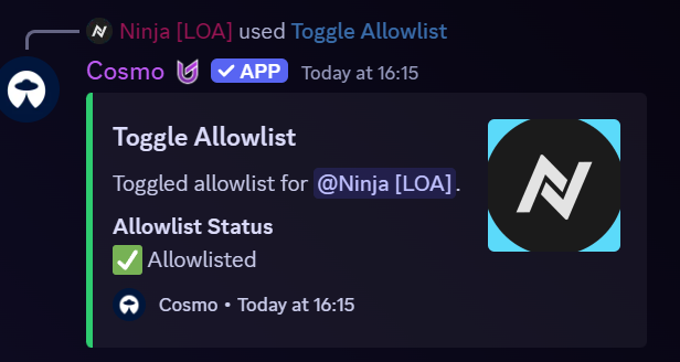 Toggle Allowlist Preview